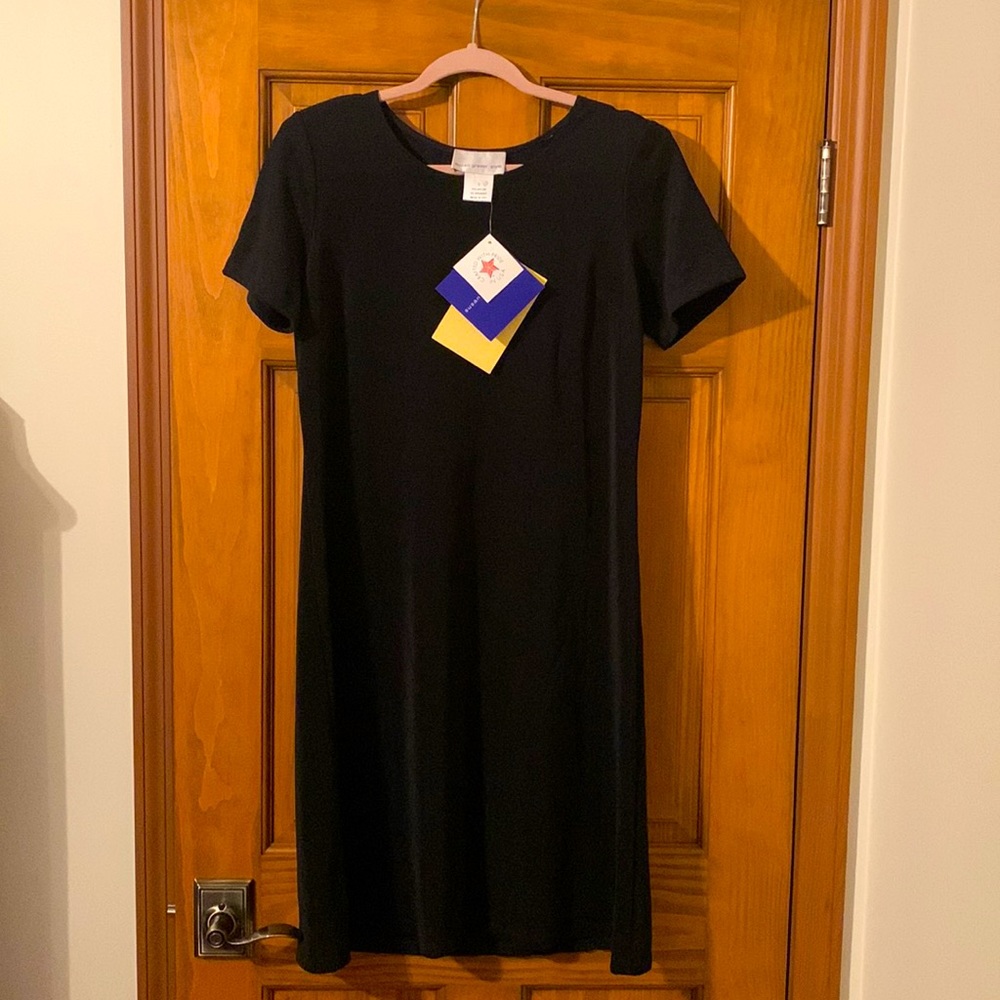 NWT Susan Graver black dress size small